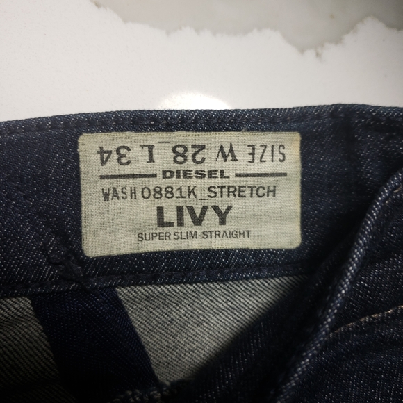 Diesel slim jeans, size W 28, L 34 - Picture 7 of 10